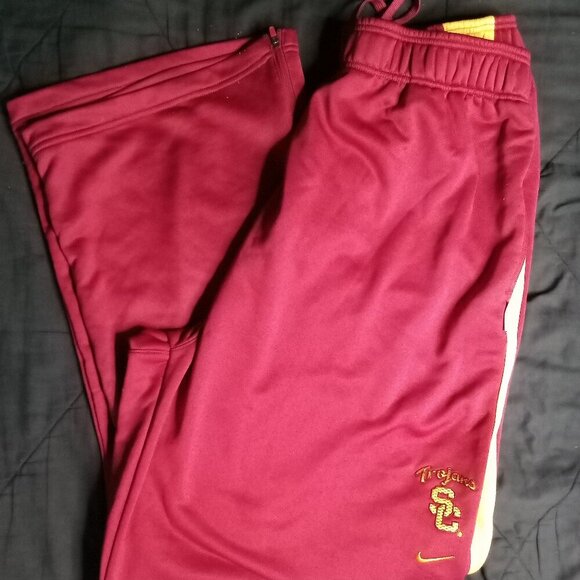 Vintage Nike Dri-Fit Southern California Trojans Sweatpant Joggers Trainers - Picture 1 of 8